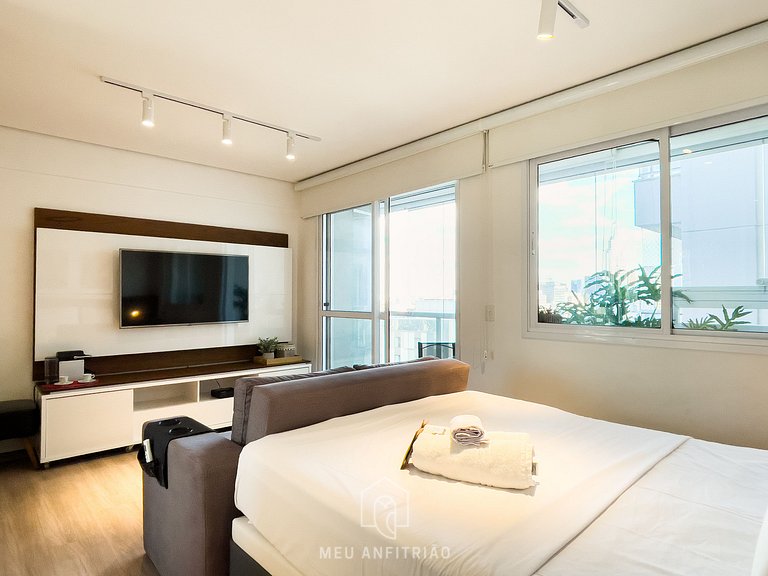 34sqm | Pool | Near the subway | Pinacoteca of SP