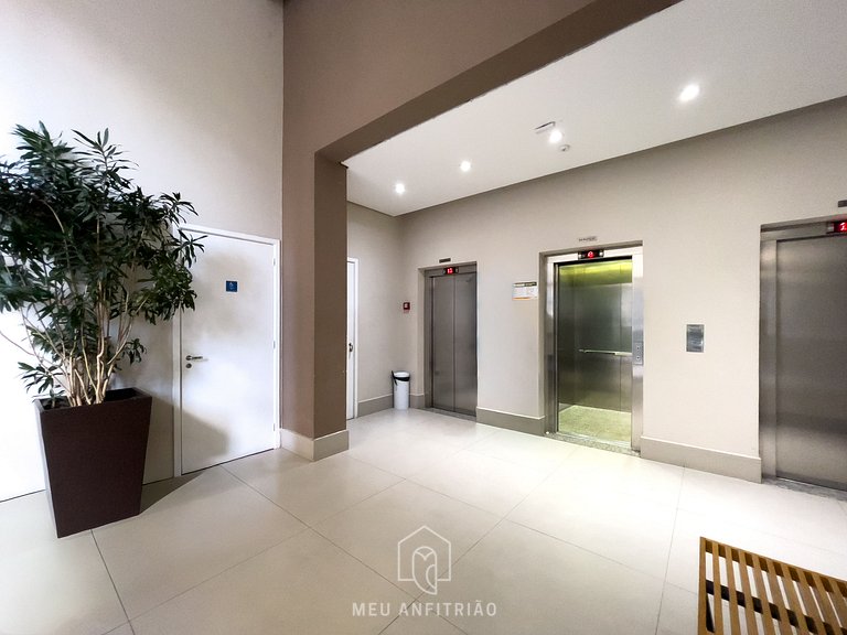 34m² | Piscina | Perto do metrô | Pinacoteca de SP
