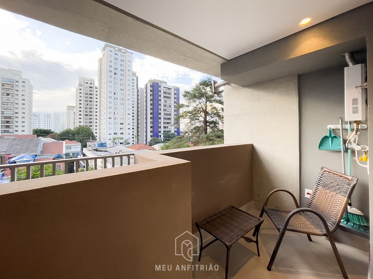 28m² | Coworking | 900m Nubank Parque | 450m metrô