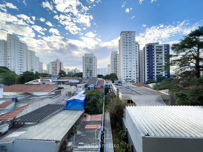 28m² | Coworking | 900m Nubank Parque | 450m metrô