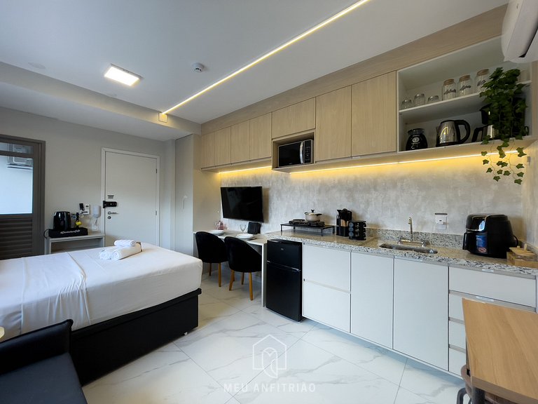Studio Novo Klabin | Metro a 450 m | Hasta 4