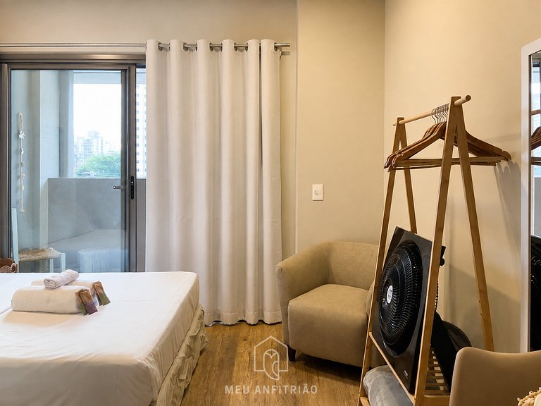 28m² | Coworking | 900m Nubank Parque | 450m metrô