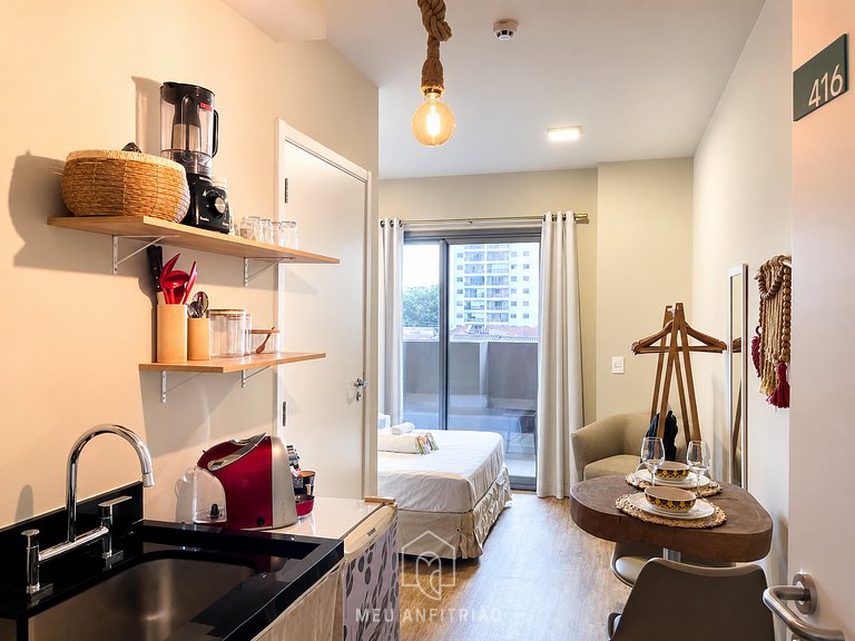 28sqm | Coworking | 900m Nubank Park | 450m subway