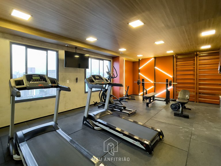 44m² | Apto 1 quarto | Lava e seca | Lado do metrô