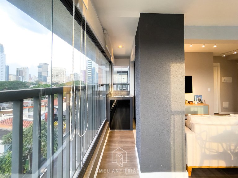 44m² | Apto 1 quarto | Lava e seca | Lado do metrô