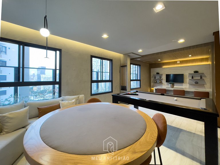 44m² | Apto 1 quarto | Lava e seca | Lado do metrô