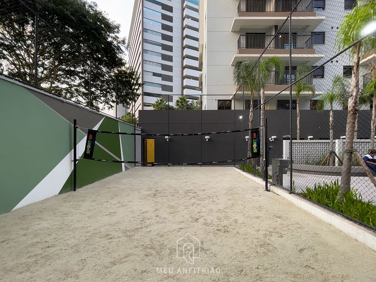 44m² | 1-room apt | Washer-dryer | Next to subway