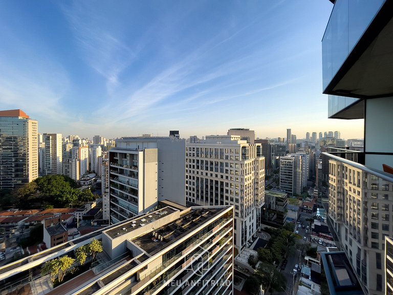 Apt 1 quarto | Cama queen | Garage | Faria Lima