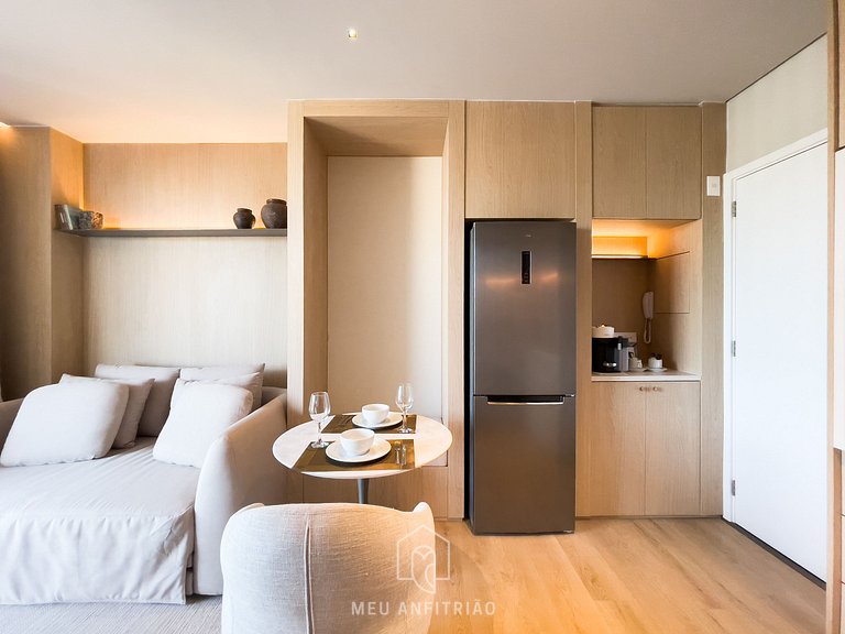 Apt 1 quarto | Cama queen | Garage | Faria Lima