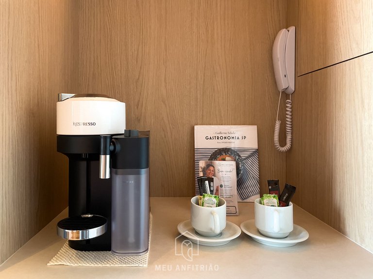 Apt 1 quarto | Cama queen | Garage | Faria Lima