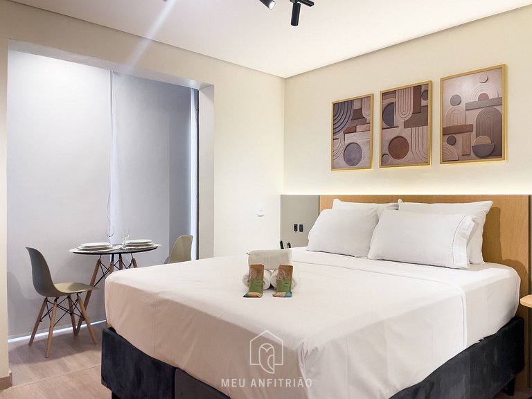 3 pessoas | Cama queen | Piscina | Perto do metrô