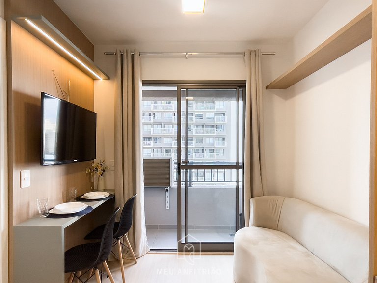 1-bedroom apt | Swimming pool | Ibirapuera Park