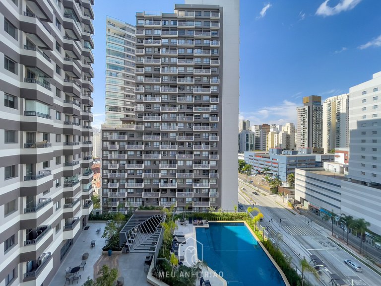 1-bedroom apt | Swimming pool | Ibirapuera Park