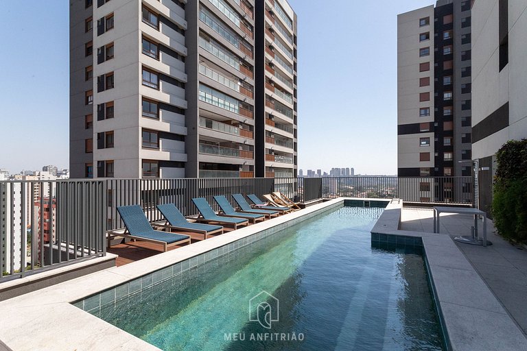 35m² | Piscina | Metrô | Aeroporto de Congonhas