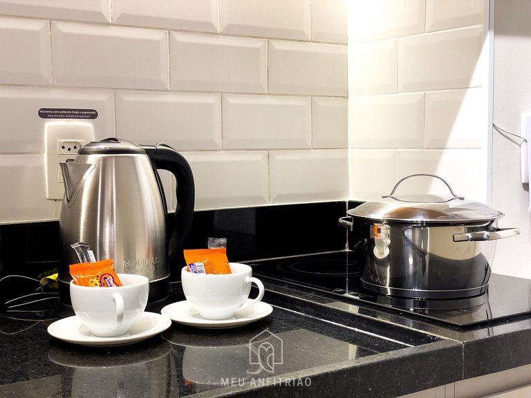 29m² | Academia | Coworking | Varanda | 250m metrô