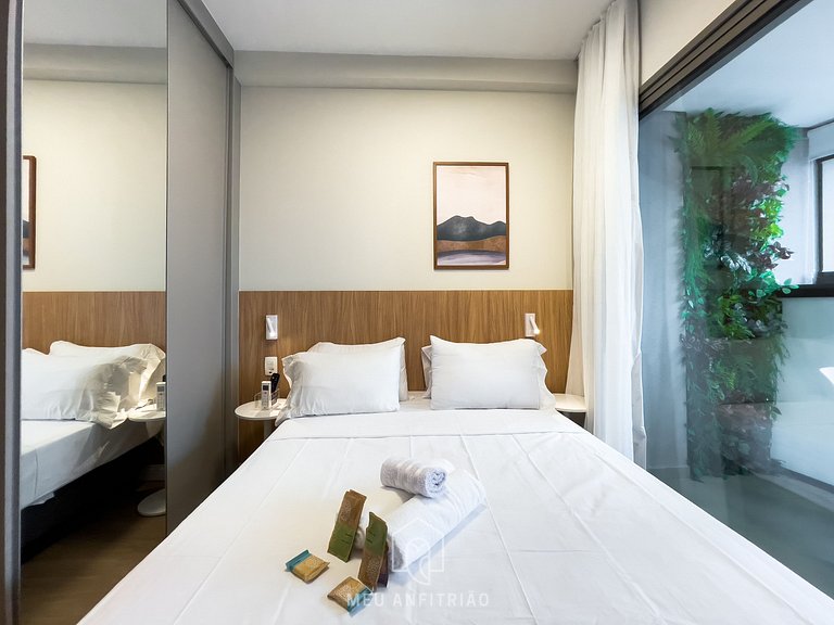 29m² | Gym | Coworking | Balcony | 250m subway