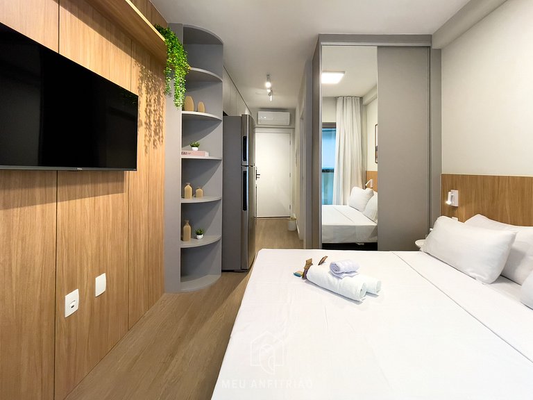 29m² | Gym | Coworking | Balcony | 250m subway
