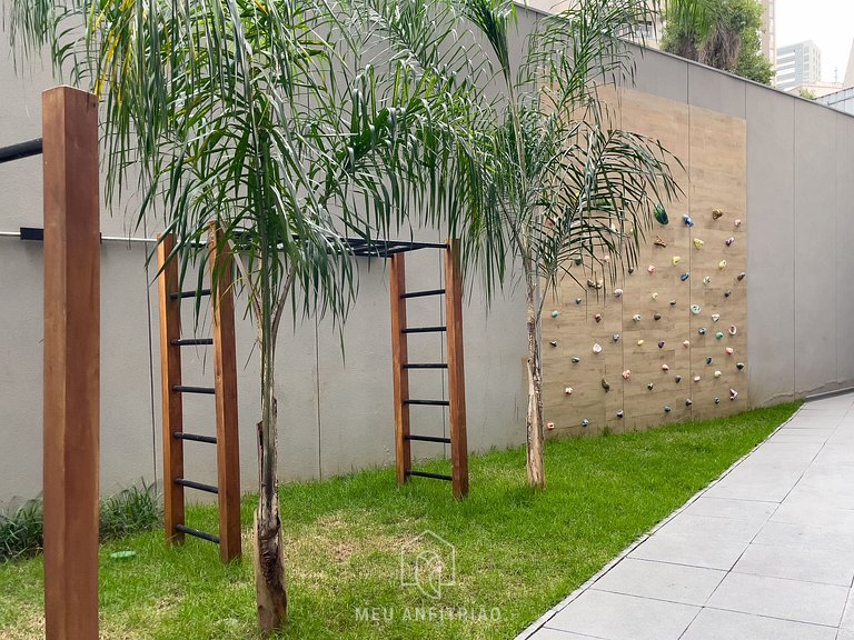 29m² | Academia | Coworking | Varanda | 250m metrô