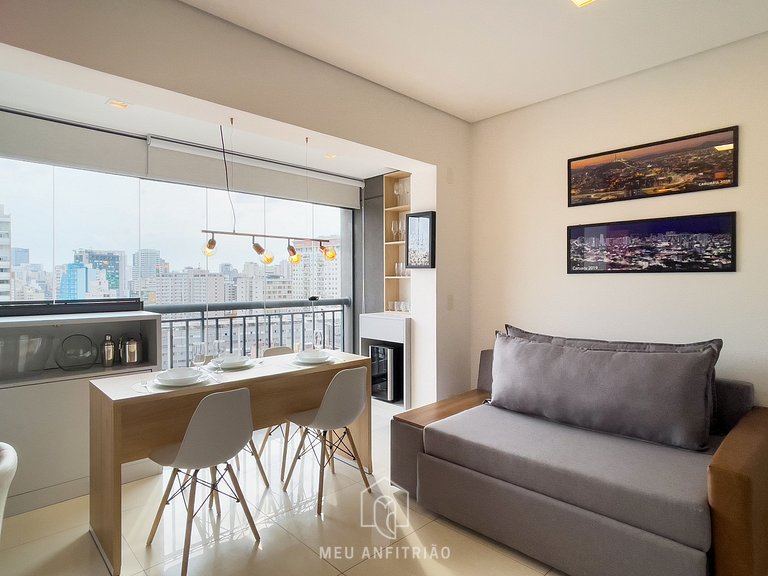 36 m² | 3 personas | Piscina | Av. 9 de Julho