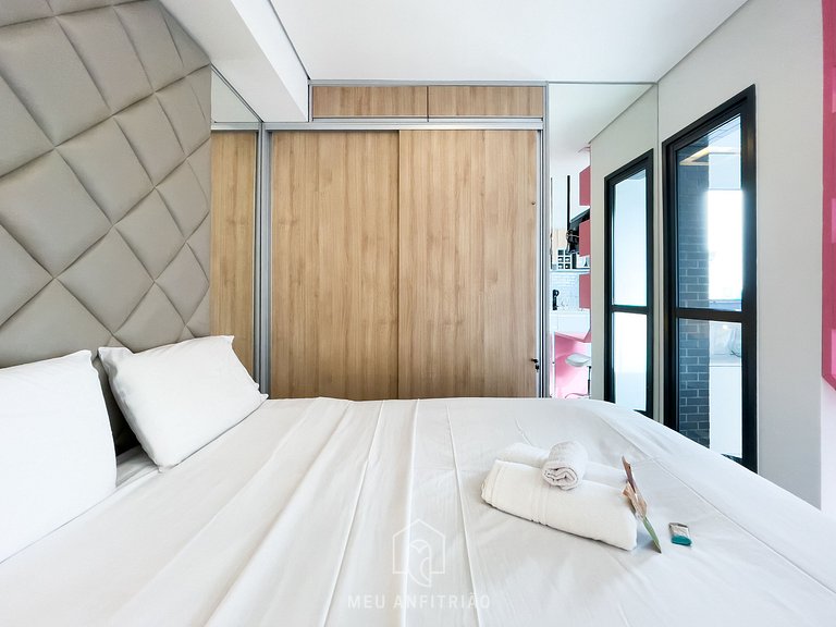 36m² | 3 pessoas | Piscina | Av. 9 de Julho