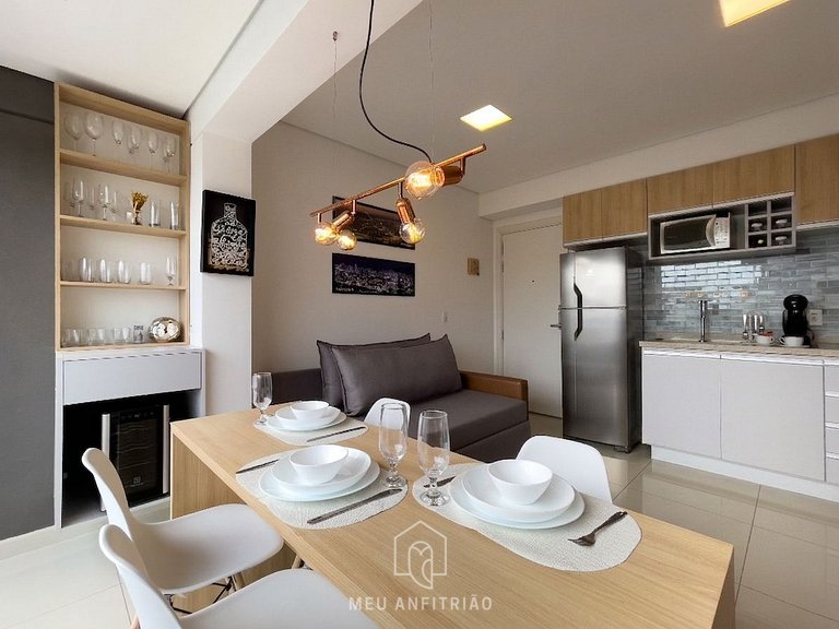 36m² | 3 people | Pool | 9 de Julho Avenue