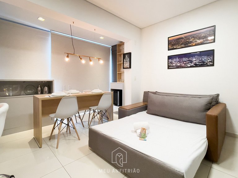 36m² | 3 people | Pool | 9 de Julho Avenue