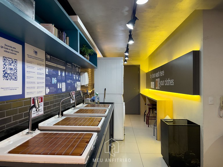 36m² | 3 pessoas | Piscina | Av. 9 de Julho