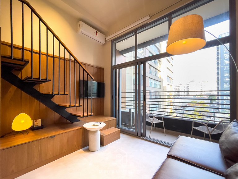 50m² | Entrepiso | Piscina | Balcón | 600m metro