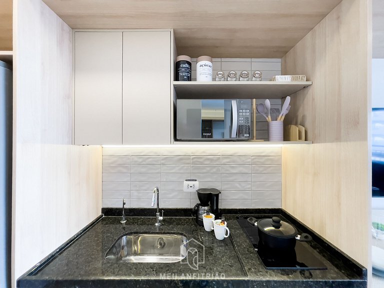 3 pessoas | Cama queen | Academia | Av. Jabaquara