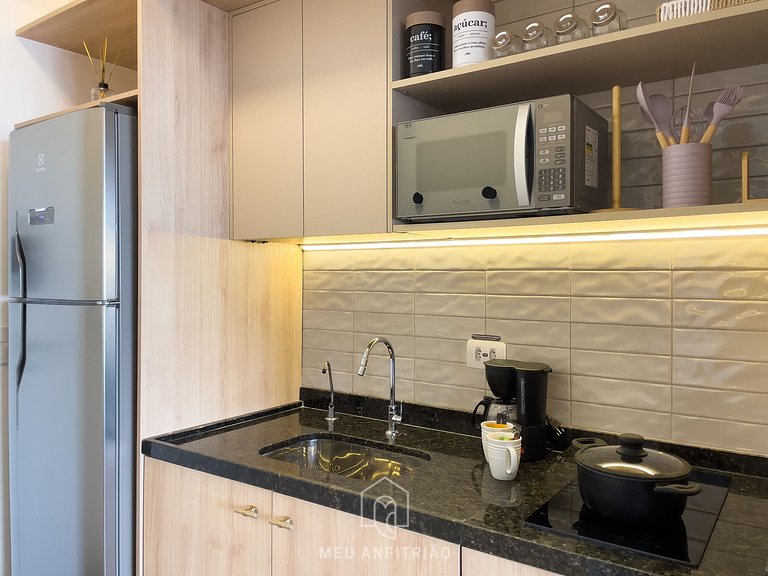 3 personas | Cama queen | Gimnasio | Av. Jabaquara