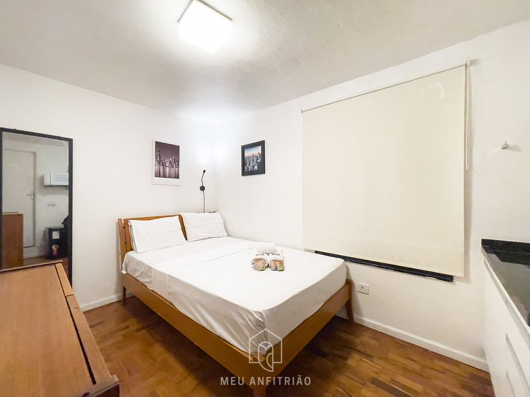 Suíte p/2 | AC | 750m Nubank Parque | Av Pompeia