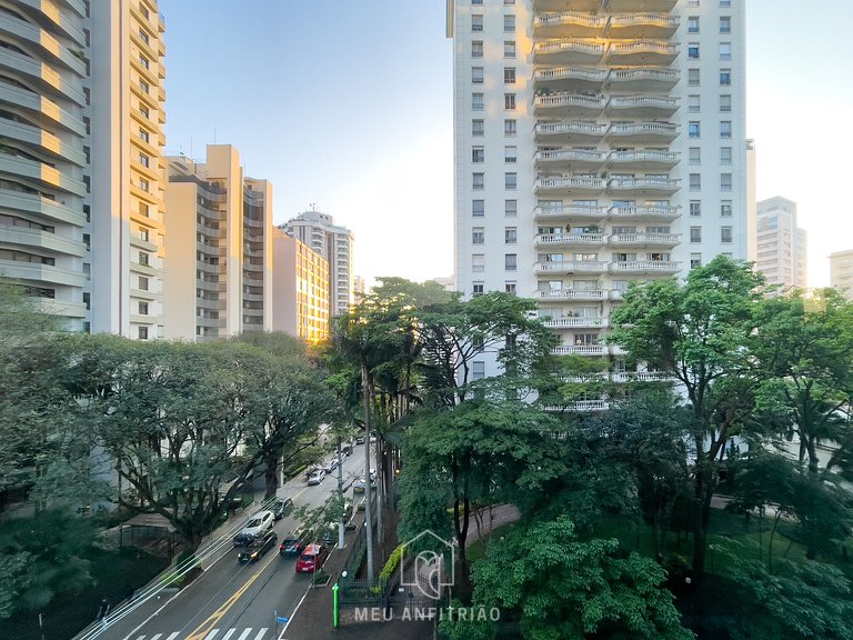 34m² | Cama queen | Piscina | Av. Paulista