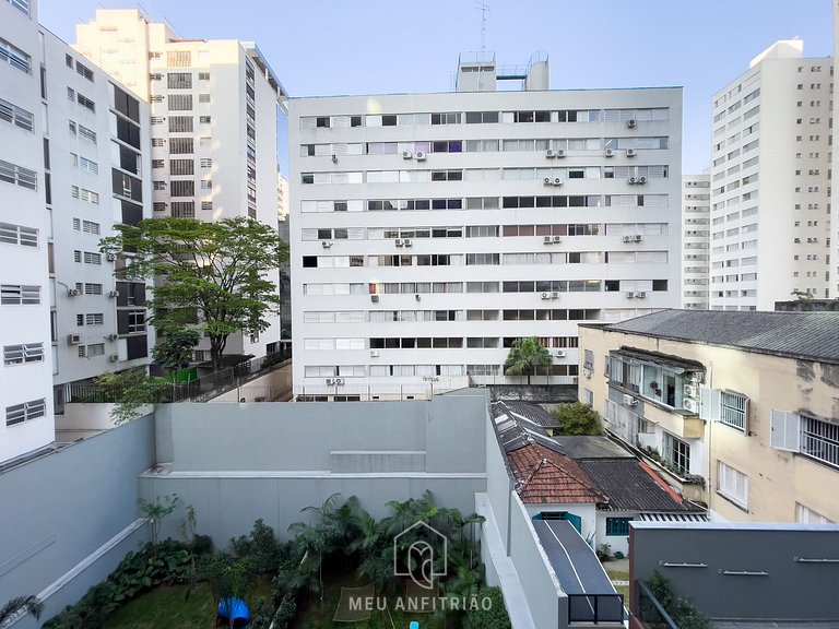 Queen bed | Swimming pool | Gym | Paulista Avenue