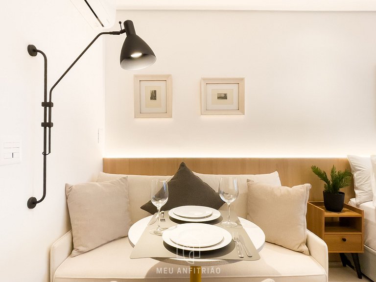 Queen bed | Swimming pool | Gym | Paulista Avenue