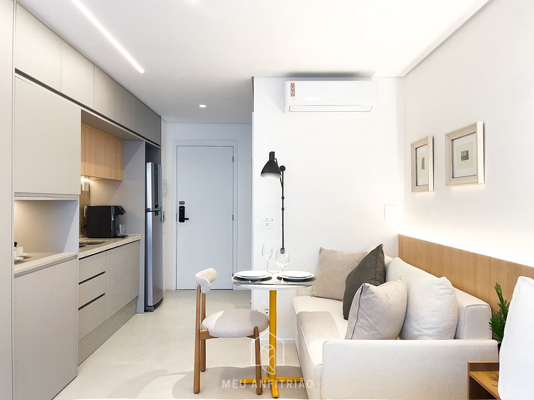 Cama queen | Piscina | Academia | Av. Paulista