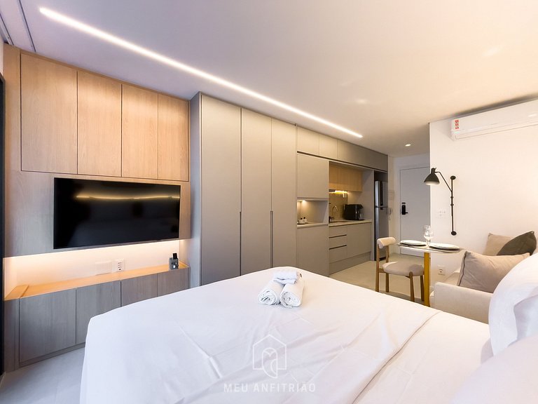 Cama queen | Piscina | Academia | Av. Paulista