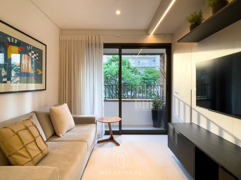 52m² | Apto 1 quarto | Piscina | Av. Paulista