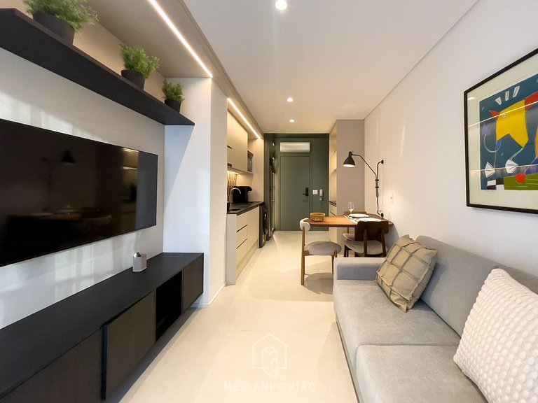 52m² | Apto 1 quarto | Piscina | Av. Paulista