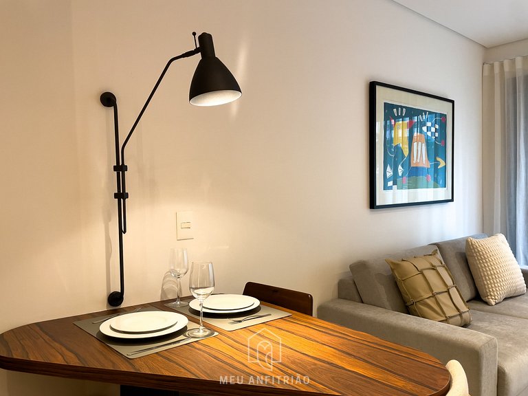 52m² | Apto de 1 dorm | Piscina | Av. Paulista