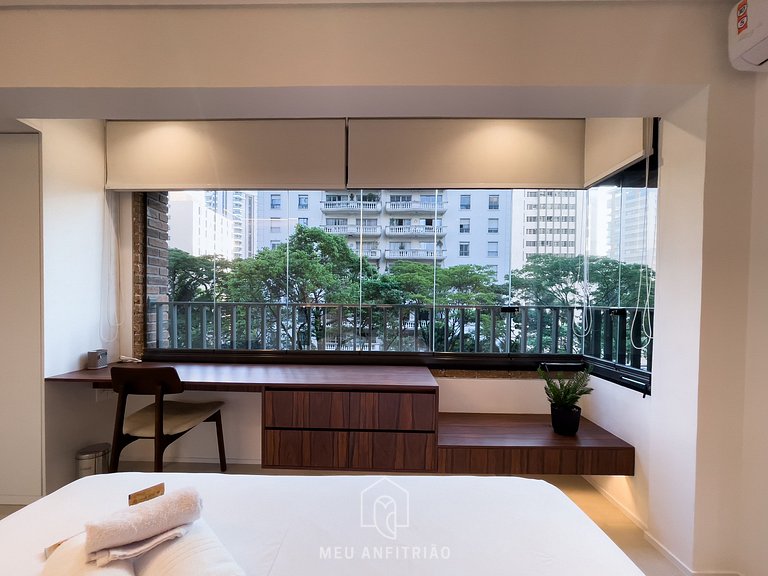 52m² | Apto 1 quarto | Piscina | Av. Paulista