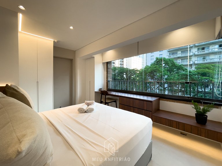 52m² | Apto 1 quarto | Piscina | Av. Paulista