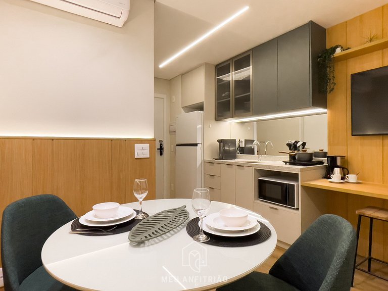28m² | Piscina | Academia | Av. Paulista