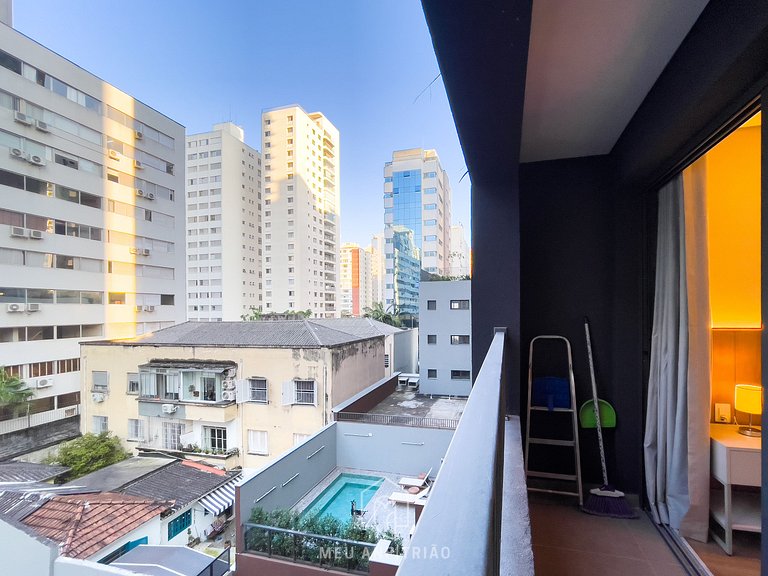 28m² | Swimming pool | Gym | Paulista Avenue