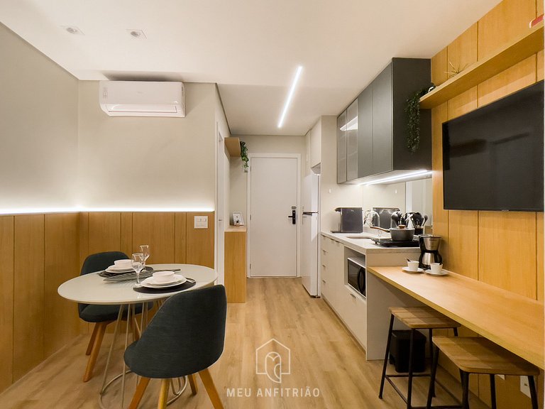 28m² | Piscina | Academia | Av. Paulista