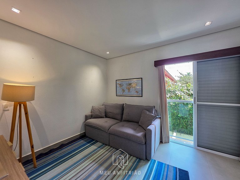 90m² | 3 quartos | Piscina | Perto da praia