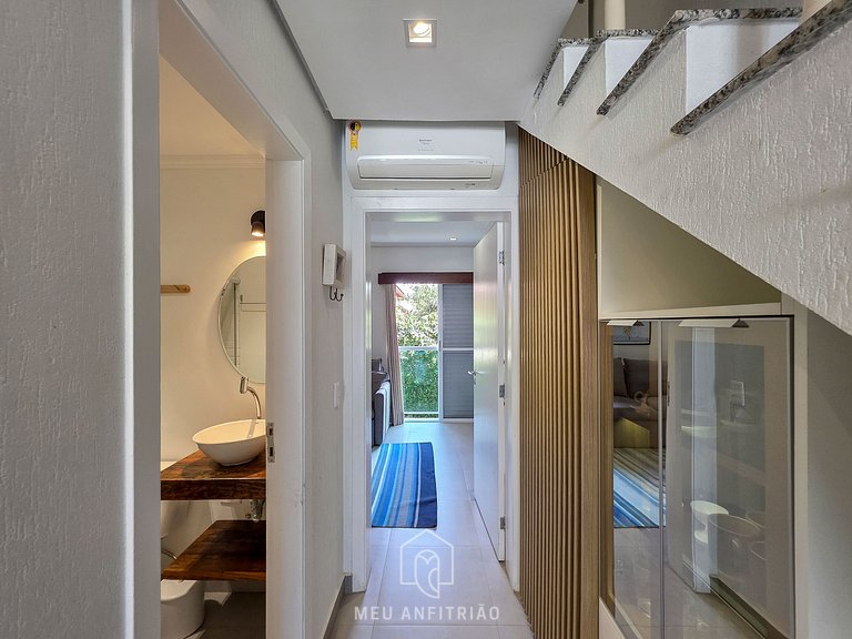 90m² | 3 quartos | Piscina | Perto da praia