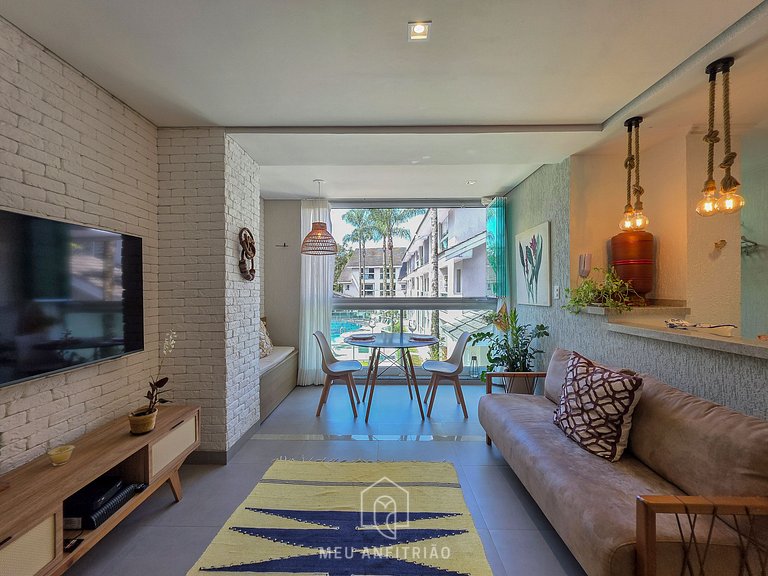 90m² | 3 habitaciones | Piscina | Cerca a la playa