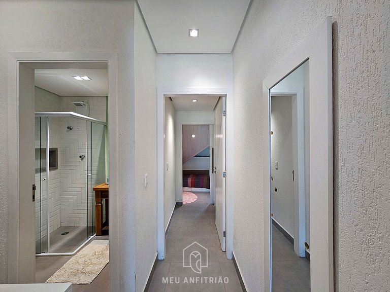 90m² | 3 quartos | Piscina | Perto da praia