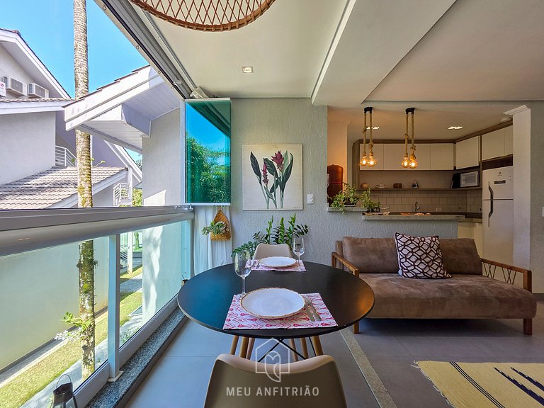 90m² | 3 quartos | Piscina | Perto da praia