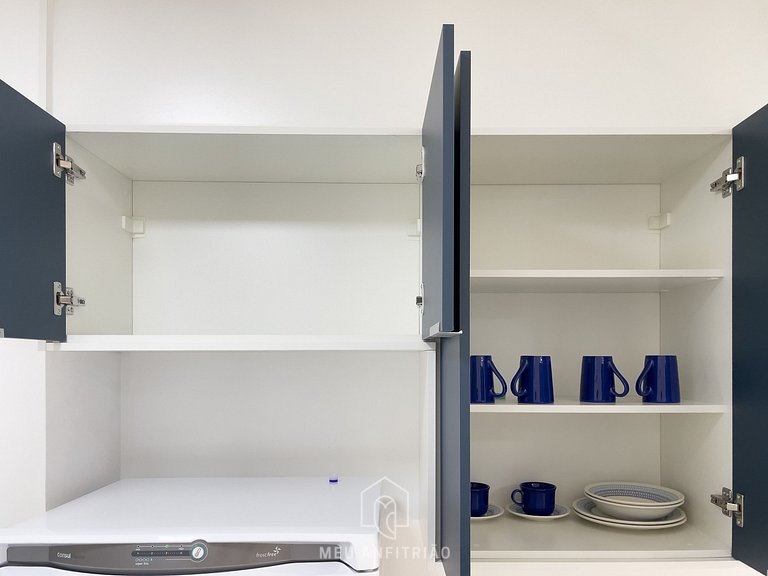 27m² | Studio c/ Varanda | Piscina | 300m Metrô